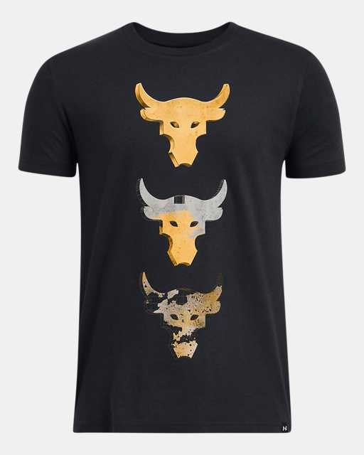 Under Armour Boys' Project Rock Brahma Bull Short Sleeve Under Armour Boys' Project Rock Brahma Bull Short Sleeve